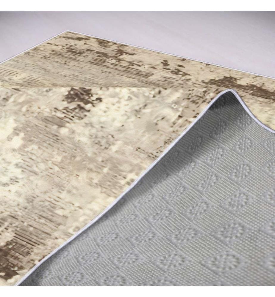 Carpet, Cream, Beige, Mink, 100% Polyester, 40 x 60 cm