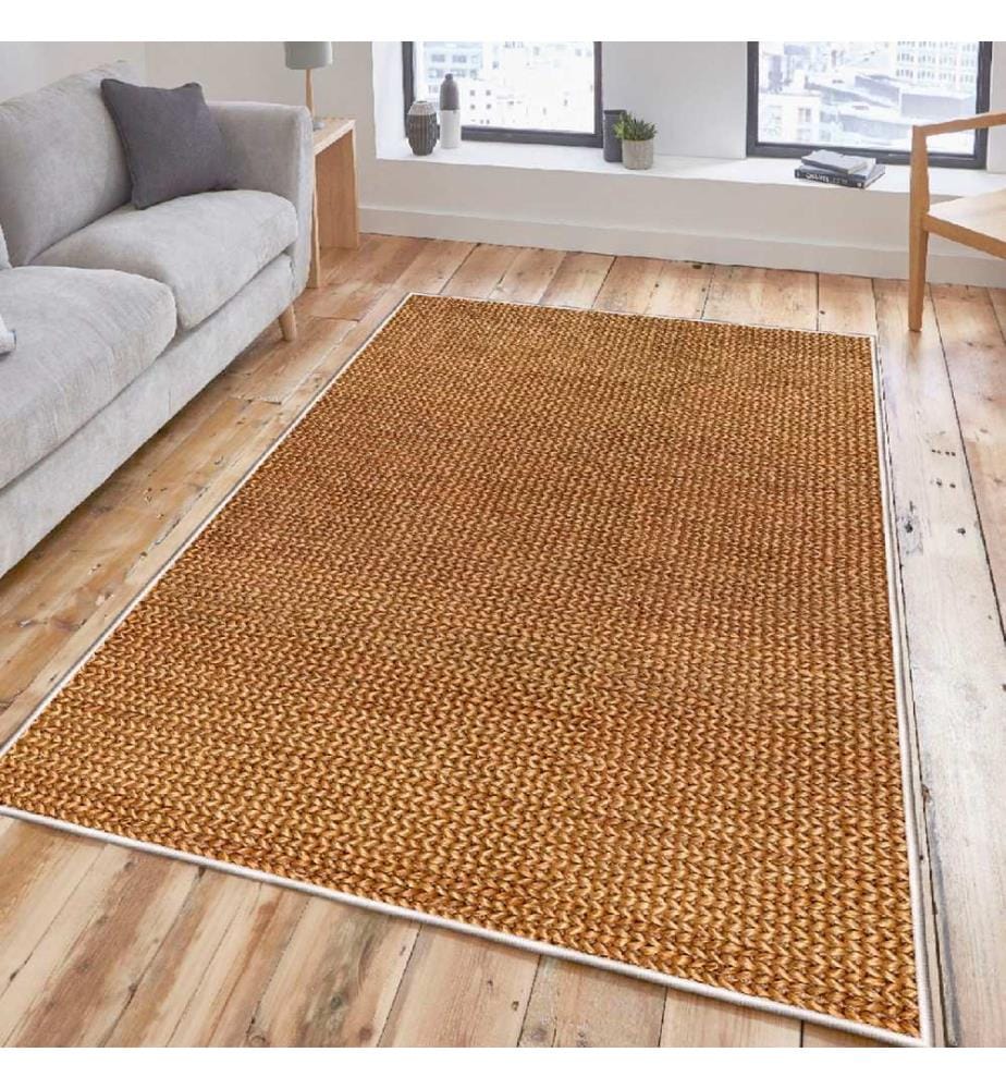 Tappeto, Cammello, 100% cotone, 60 x 100 cm