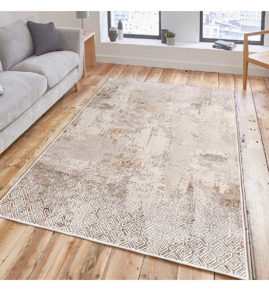Tappeto, Crema, 100% cotone, 60 x 100 cm