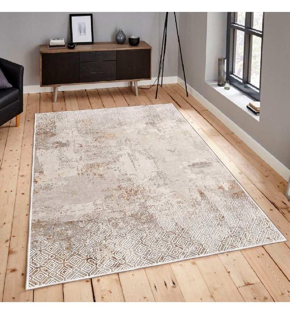 Tappeto, Crema, 100% cotone, 60 x 100 cm