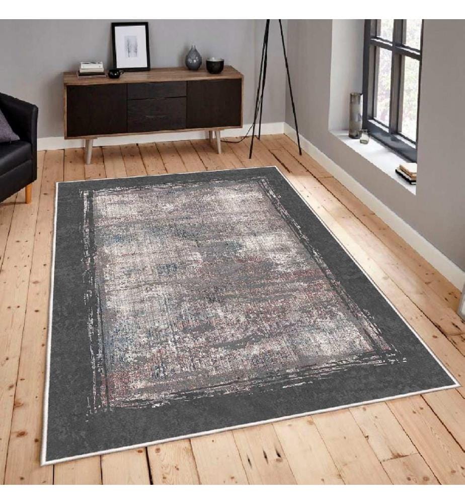 Tappeto, Bianco, Grigio, Visone, 100% Cotone, 60 x 100 cm