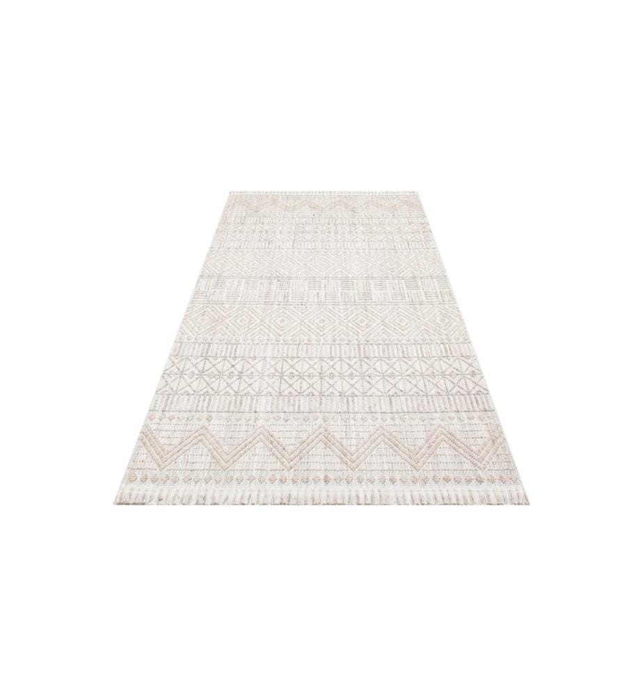 Carpet, Grey, Beige, 100% Polyester, 200 x 290 cm