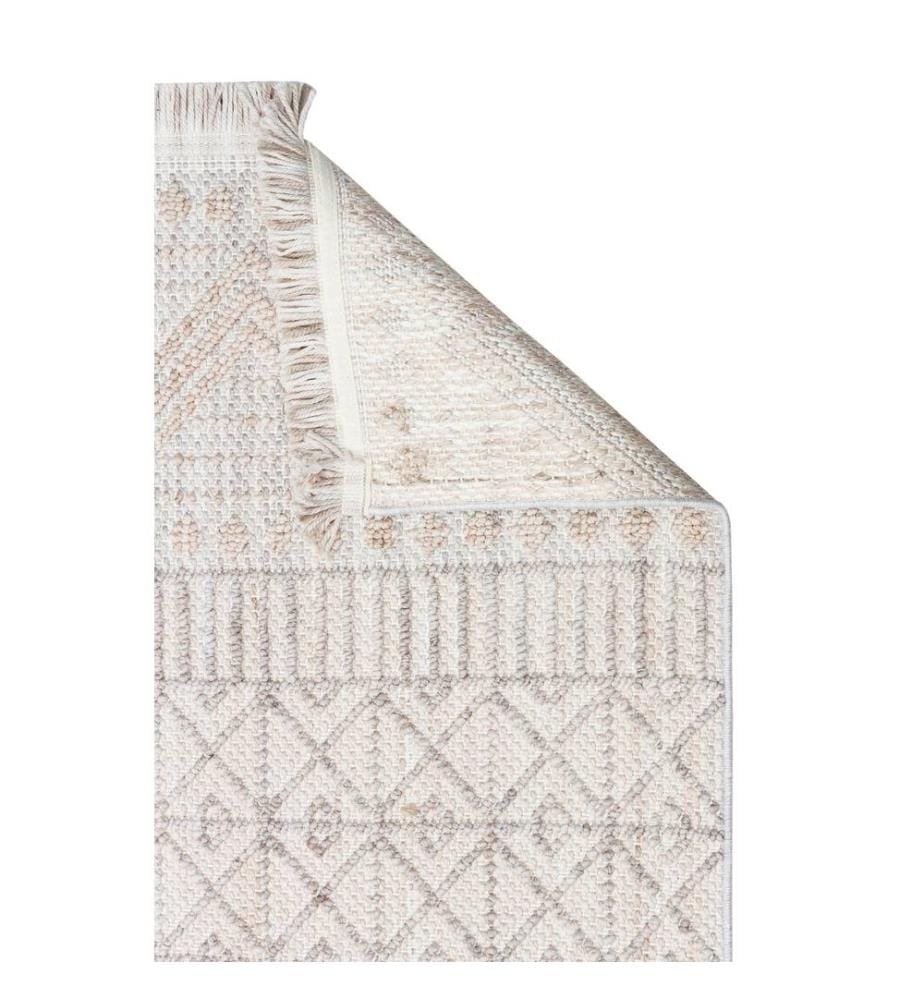 Carpet, Grey, Beige, 100% Polyester, 200 x 290 cm