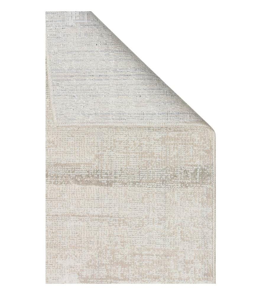 Tappeto, Grigio, Beige, 100% poliestere, 80 x 150 cm
