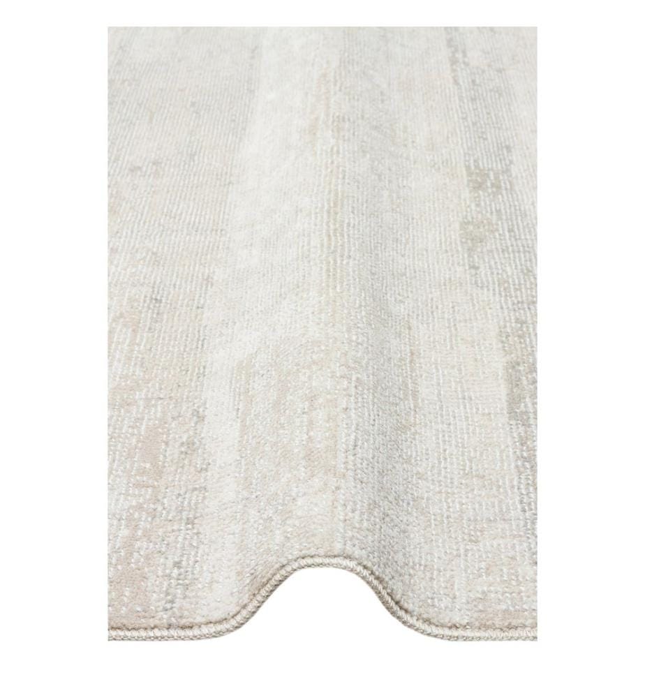 Tappeto, Grigio, Beige, 100% poliestere, 80 x 150 cm