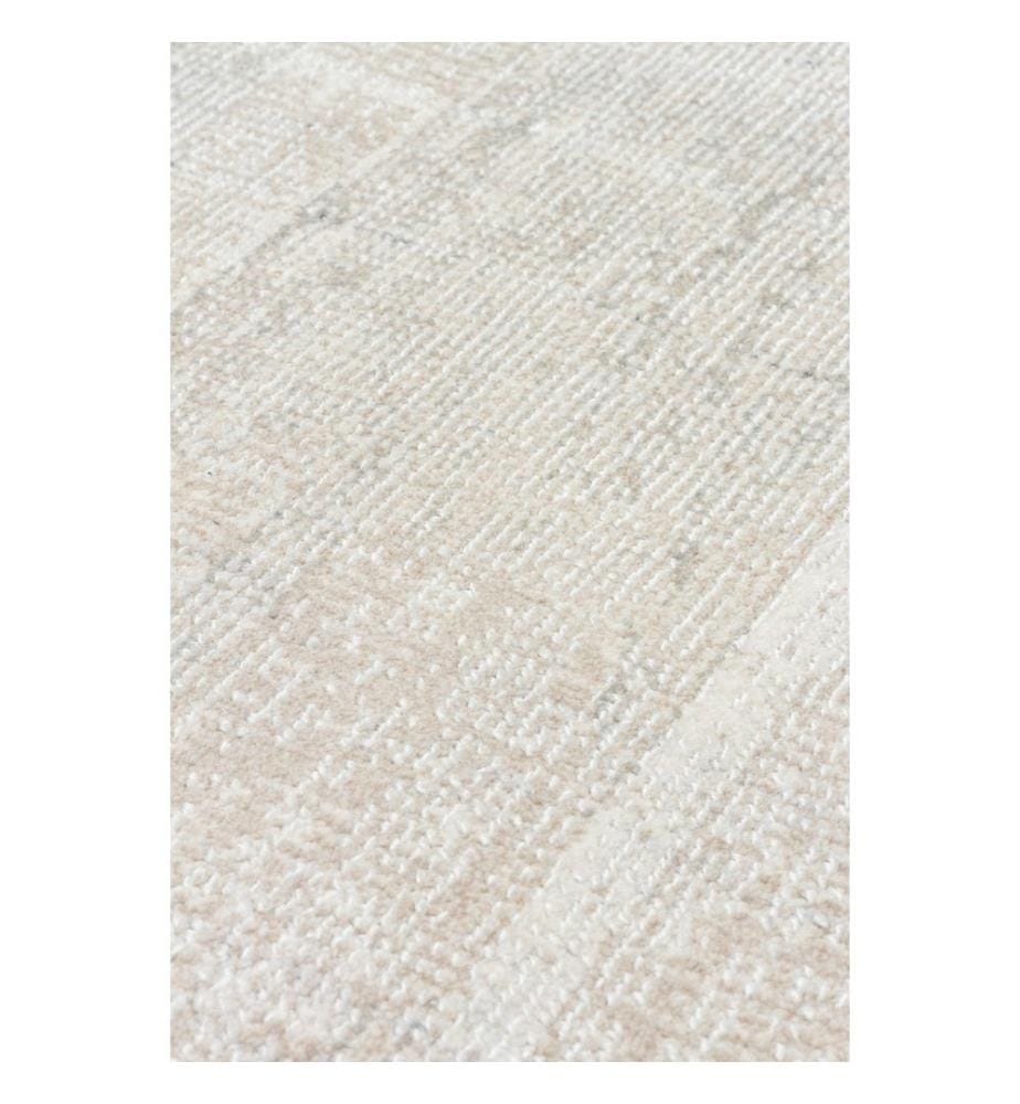 Tappeto, Grigio, Beige, 100% poliestere, 80 x 150 cm