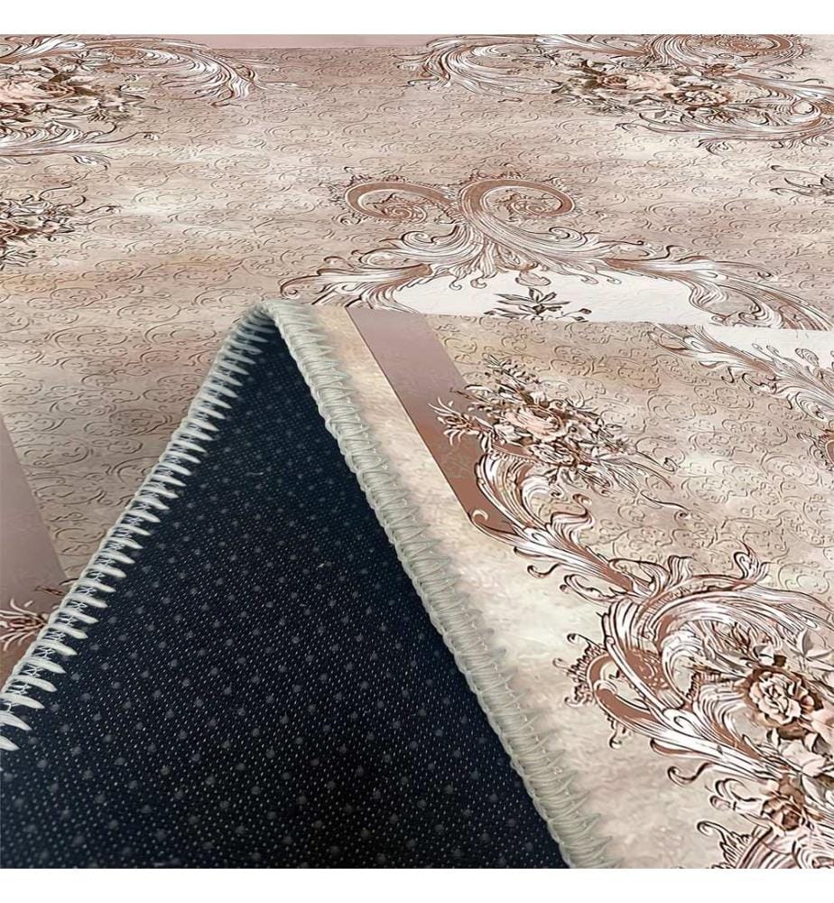 Tappeto, marrone, 70% cotone / 30% ciniglia, 80 x 50 cm