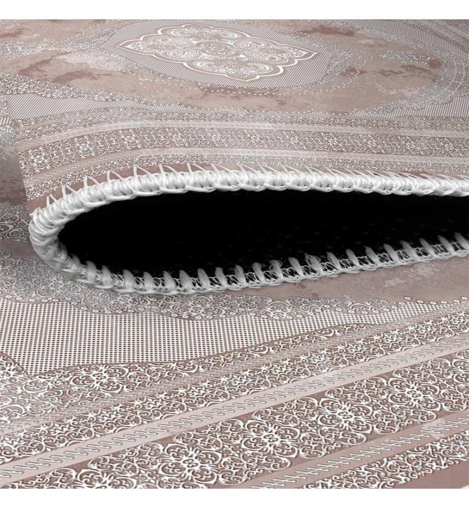 Tappeto, marrone, 70% cotone / 30% ciniglia, 80 x 50 cm