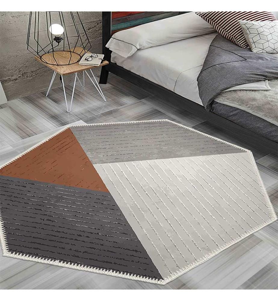 Tappeto, grigio, 70% cotone / 30% ciniglia, 60 x 60 cm