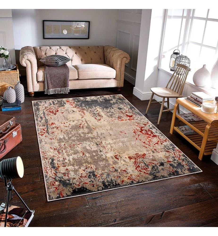 Tappeto, Crema, 70% cotone / 30% ciniglia, 80 x 50 cm