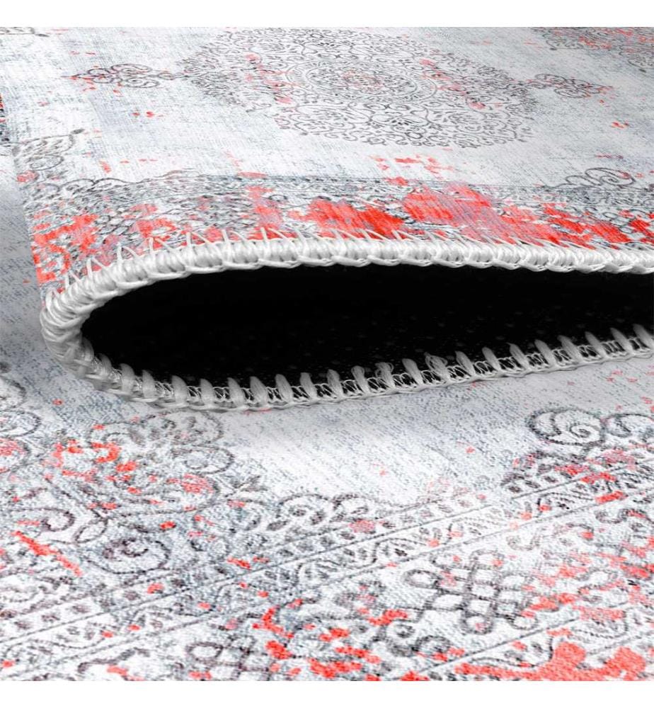 Tappeto, Grigio, 70% Cotone / 30% Ciniglia, 80 x 50 cm