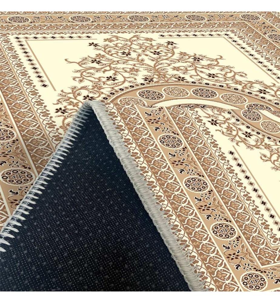 Tappeto, marrone, 70% cotone / 30% ciniglia, 80 x 50 cm
