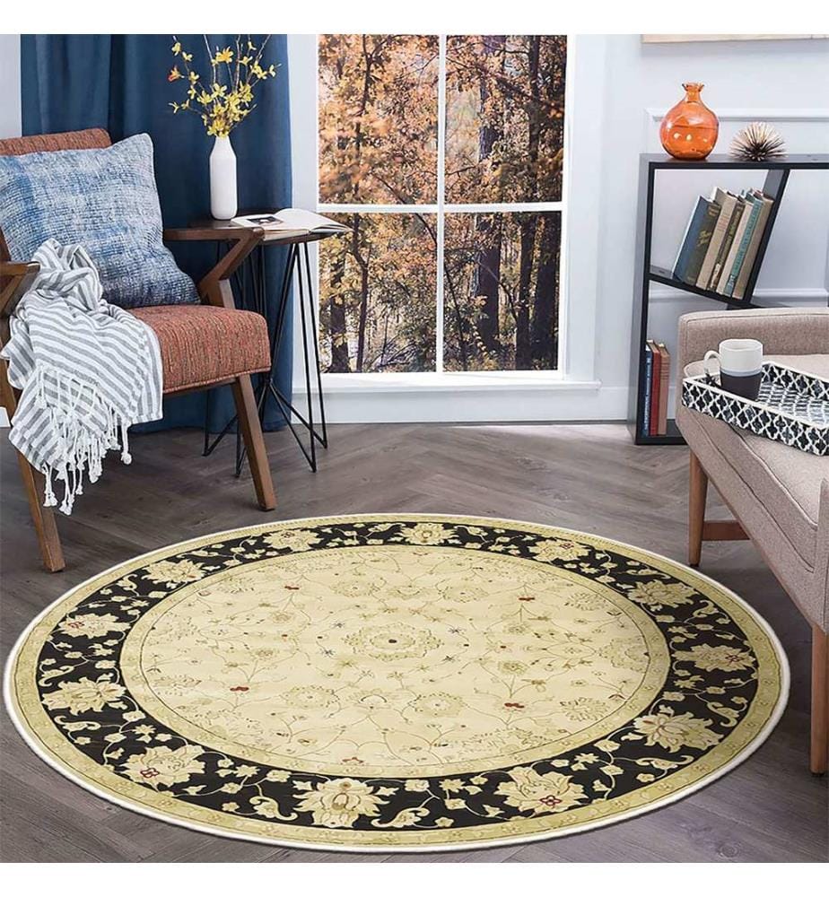 Tappeto, Crema, 70% cotone / 30% ciniglia, 60 x 60 cm