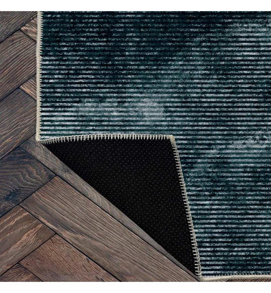 Tappeto, blu, 70% cotone / 30% ciniglia, 80 x 50 cm