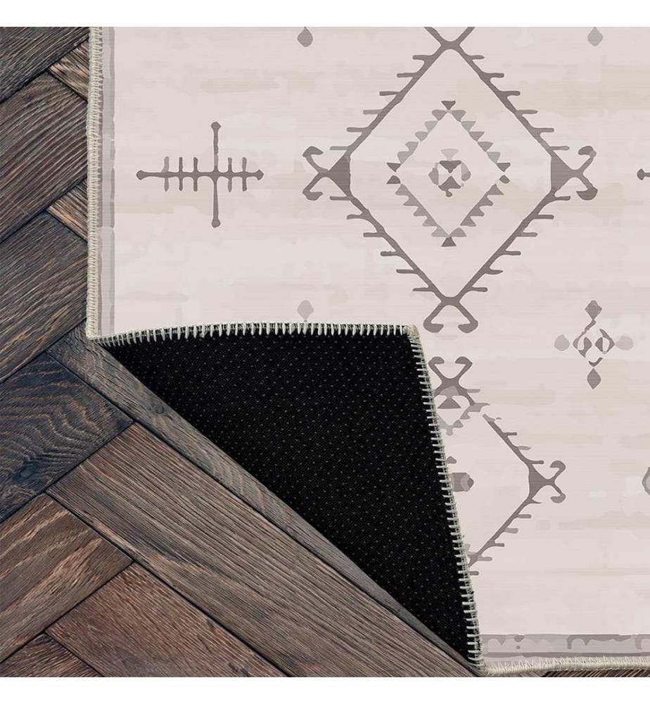 Tappeto, Crema, 70% cotone / 30% ciniglia, 80 x 50 cm