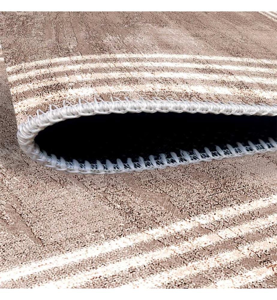 Tappeto, marrone, 70% cotone / 30% ciniglia, 80 x 50 cm