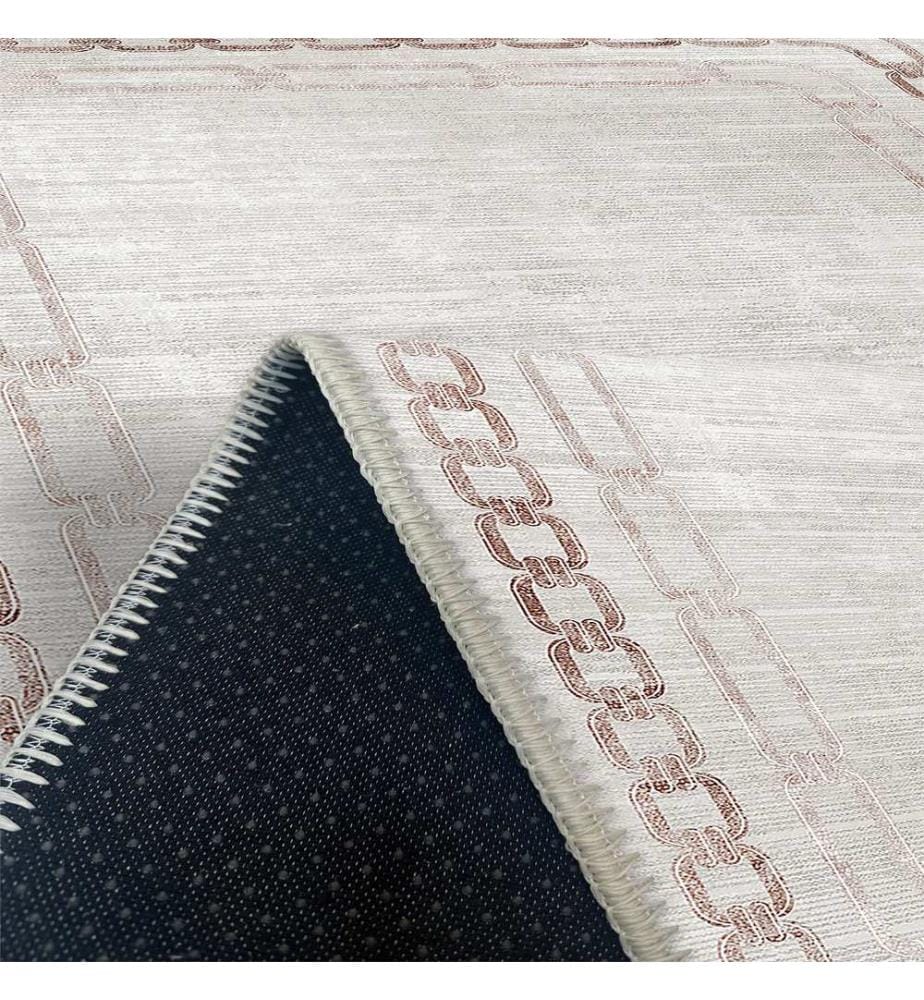 Tappeto, Crema, 70% cotone / 30% ciniglia, 80 x 50 cm