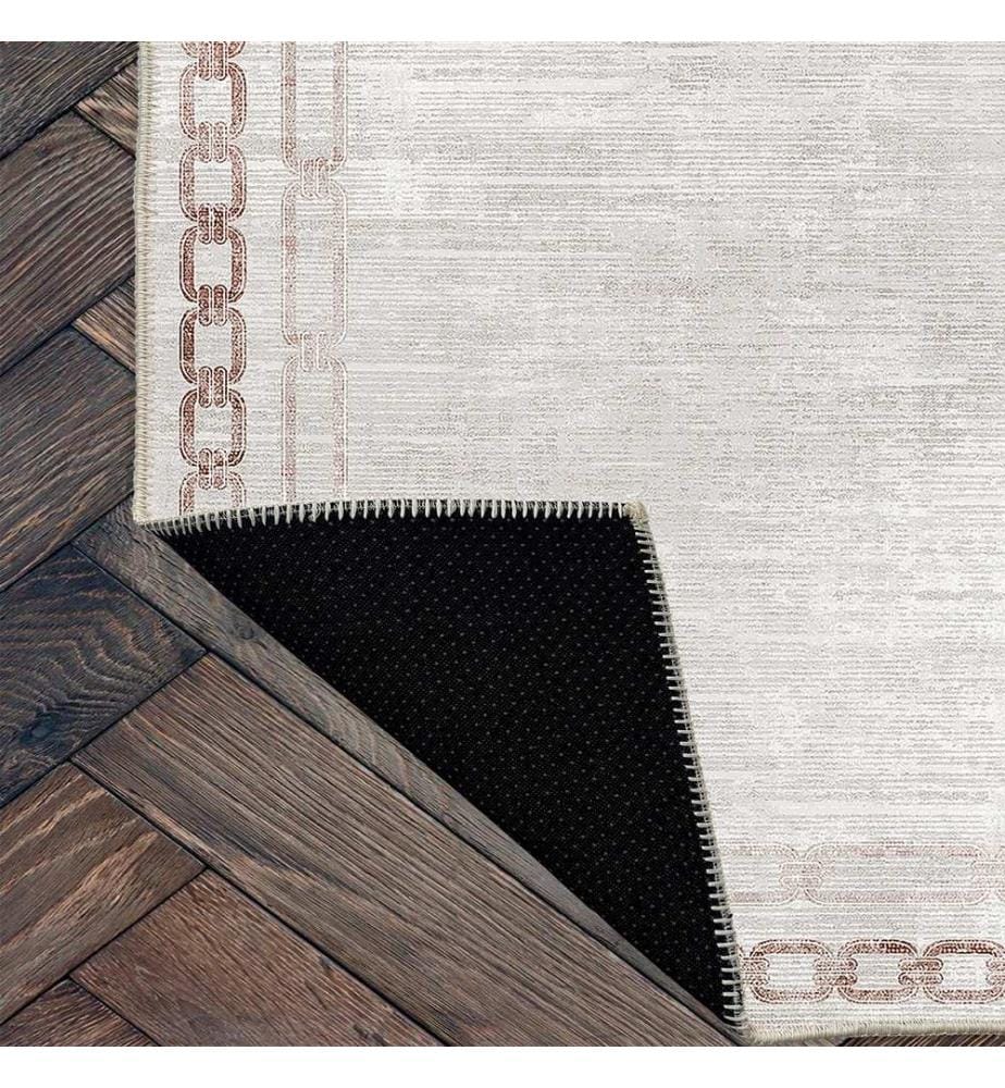 Tappeto, Crema, 70% cotone / 30% ciniglia, 80 x 50 cm