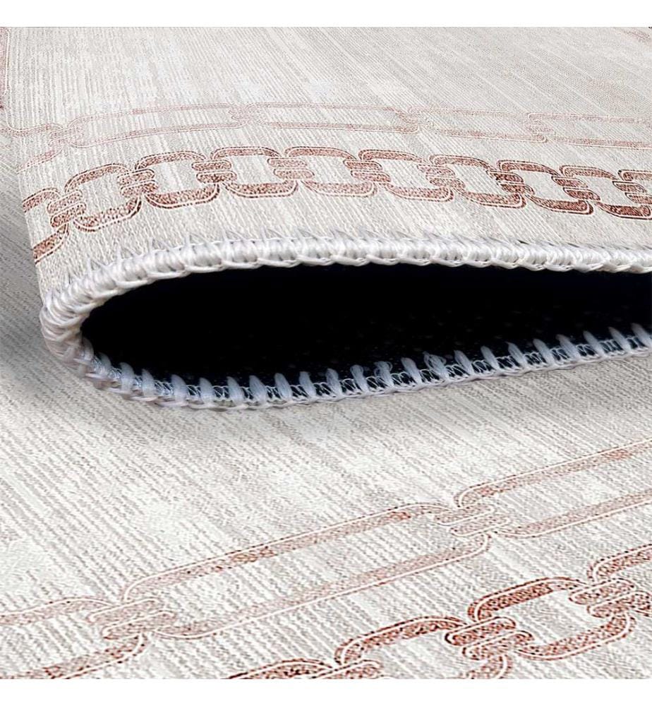 Tappeto, Crema, 70% cotone / 30% ciniglia, 80 x 50 cm