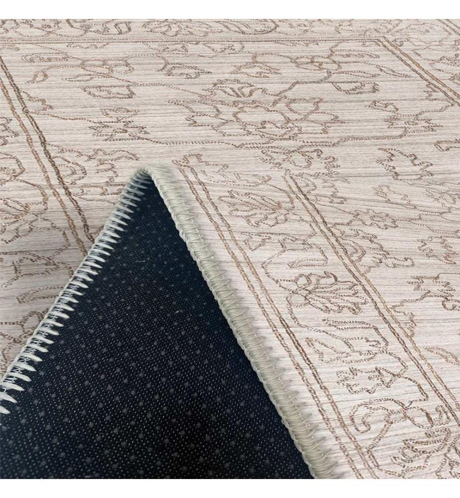 Tappeto, Crema, 70% cotone / 30% ciniglia, 80 x 50 cm