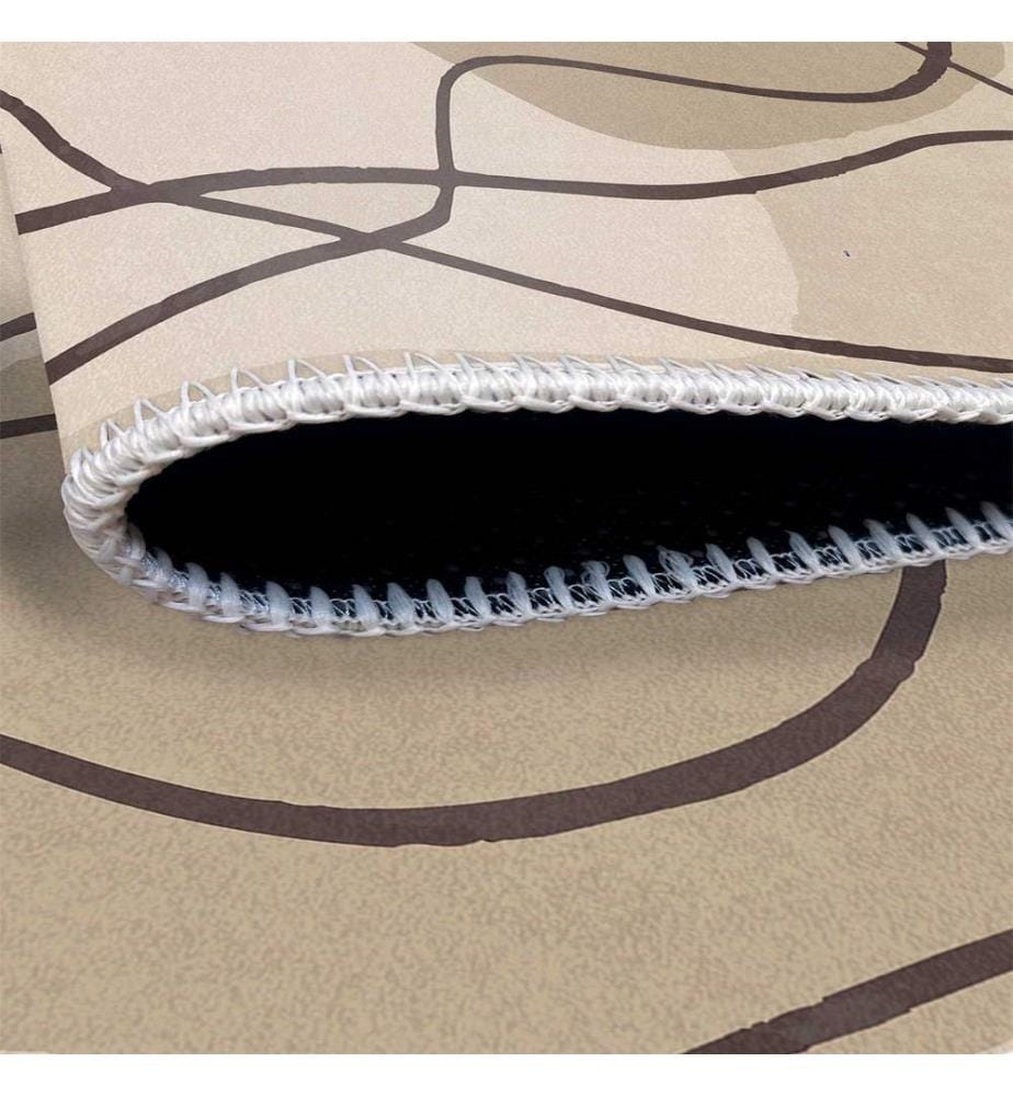 Tappeto, Crema, 70% cotone / 30% ciniglia, 80 x 50 cm