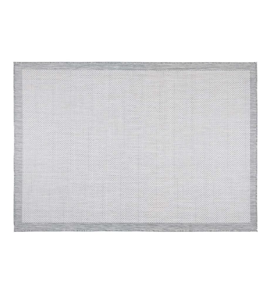 Tapis, anthracite, blanc, 100% sisal, 50 x 80 cm