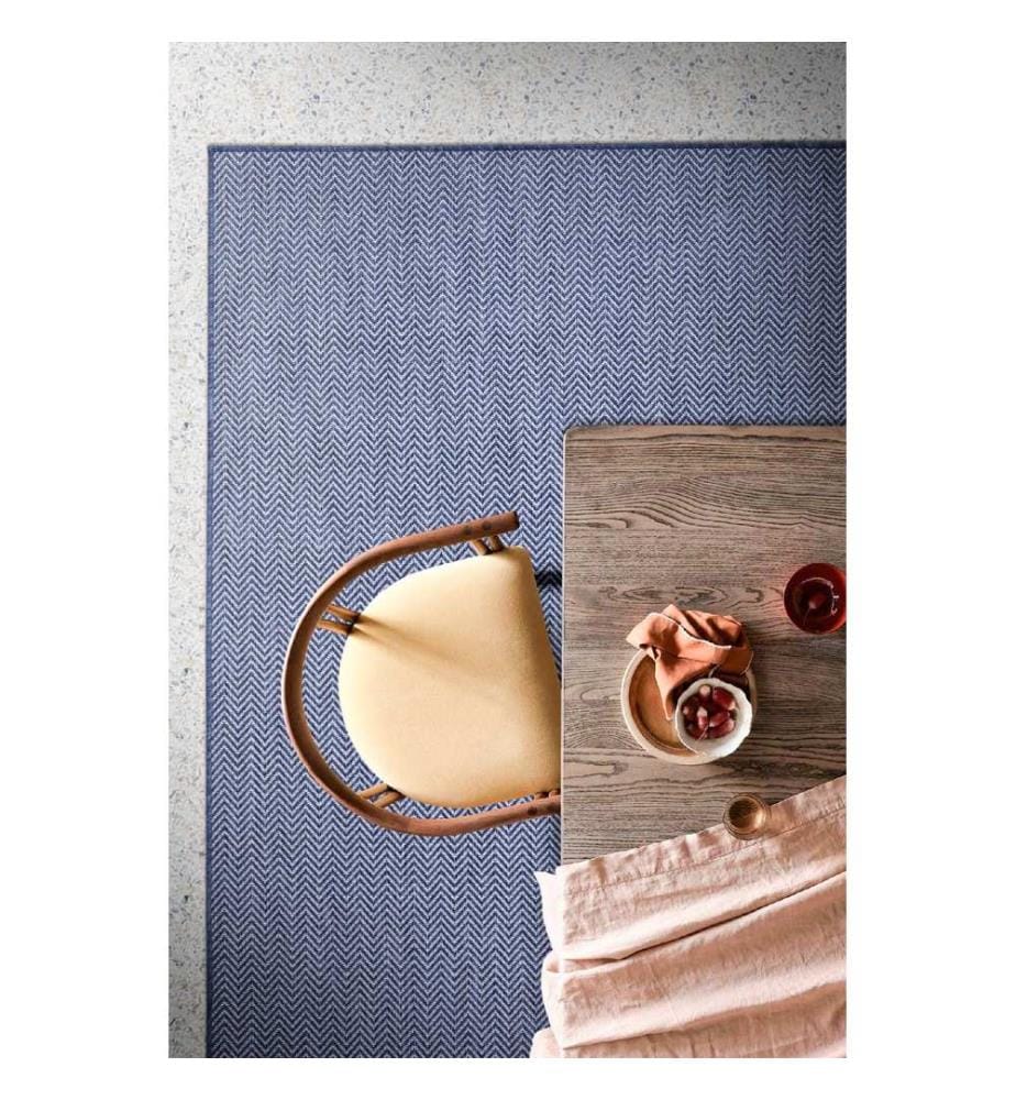 Tappeto, Blu scuro, 100% polipropilene, 50 x 80 cm