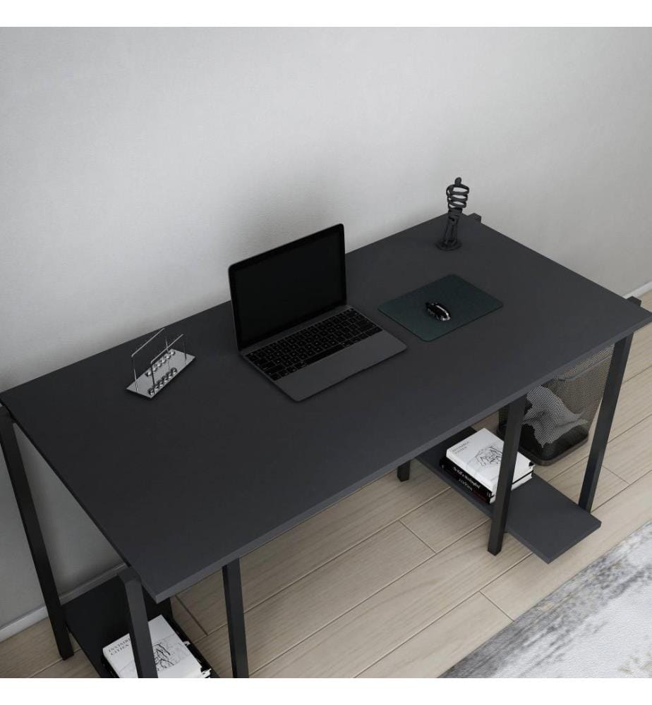 Bureau d'étude, noir, anthracite, panneau de particules mélaminé