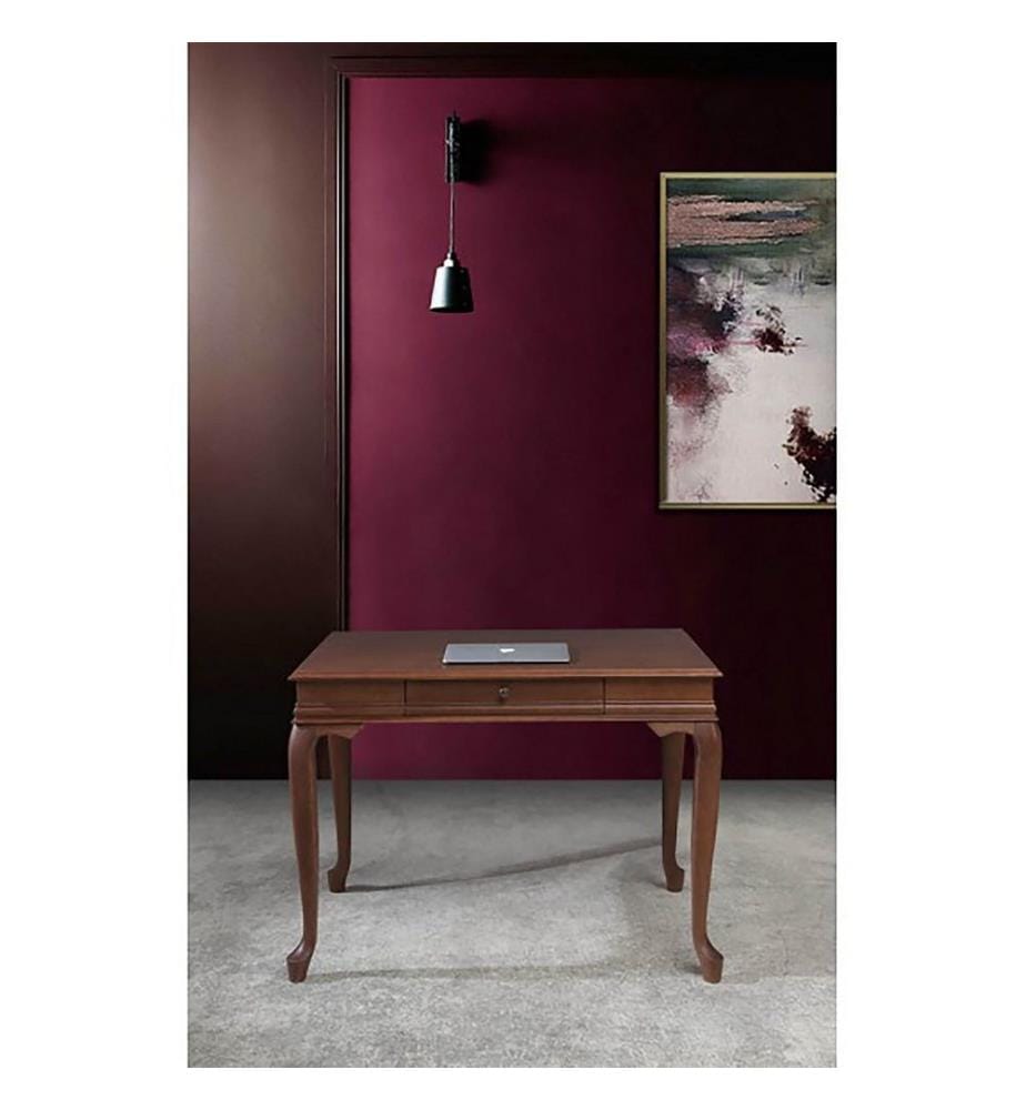 Scrivania da studio, Noce, Legno massiccio