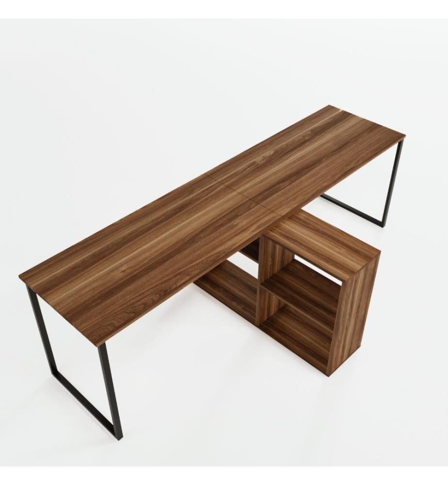 Study Desk, Walnut, Melamine Coated Particle Board