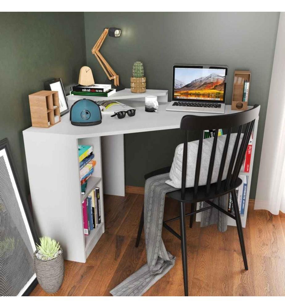 Bureau d'étude, blanc, panneau de particules mélaminé