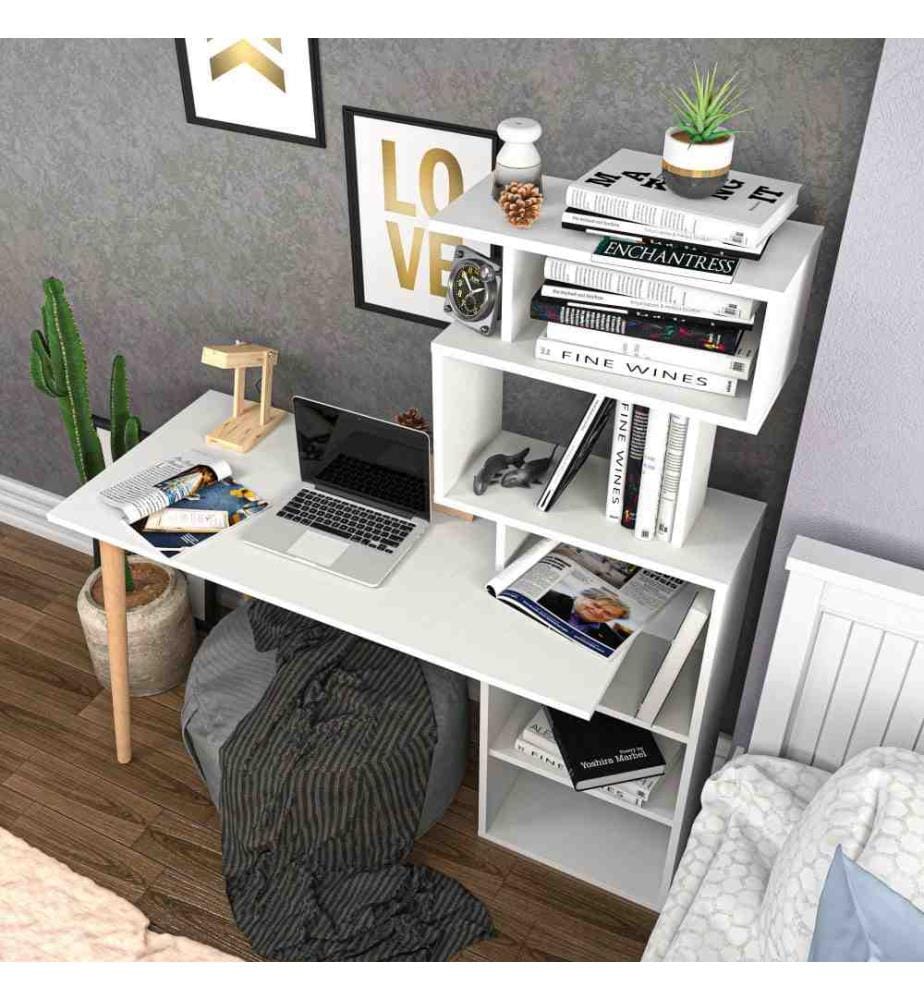Bureau d'étude, blanc, panneau de particules mélaminé