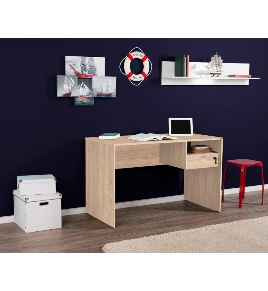 Bureau d'étude, Sonomo, blanc, panneau de particules mélaminé