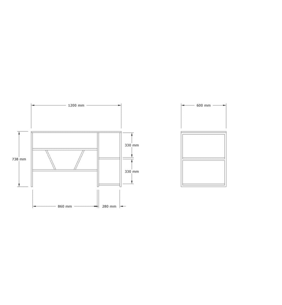 Bureau d'étude, blanc, panneau de particules mélaminé