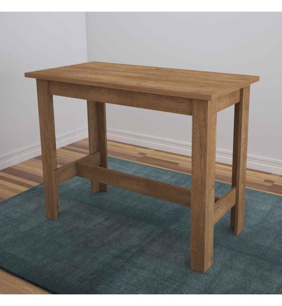 Table de salle à manger, chêne caucasien, panneau de particules mélaminé