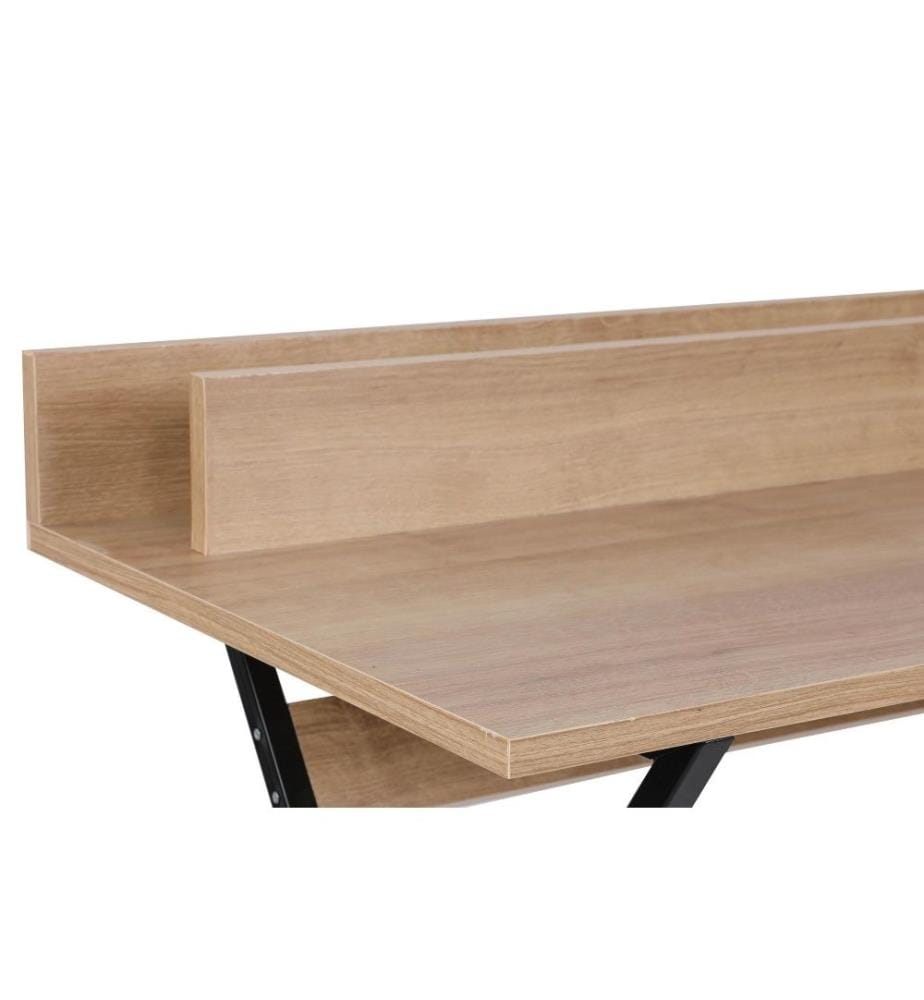 Bureau d'étude, chêne, noir, panneau de particules mélaminé