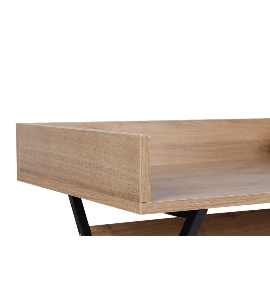 Bureau d'étude, chêne, noir, panneau de particules mélaminé