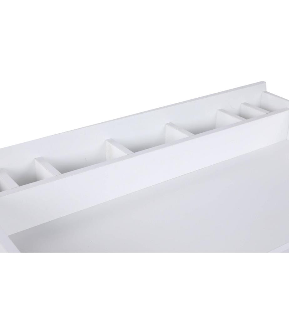 Table de maquillage, blanc, noir, panneau de particules mélaminé