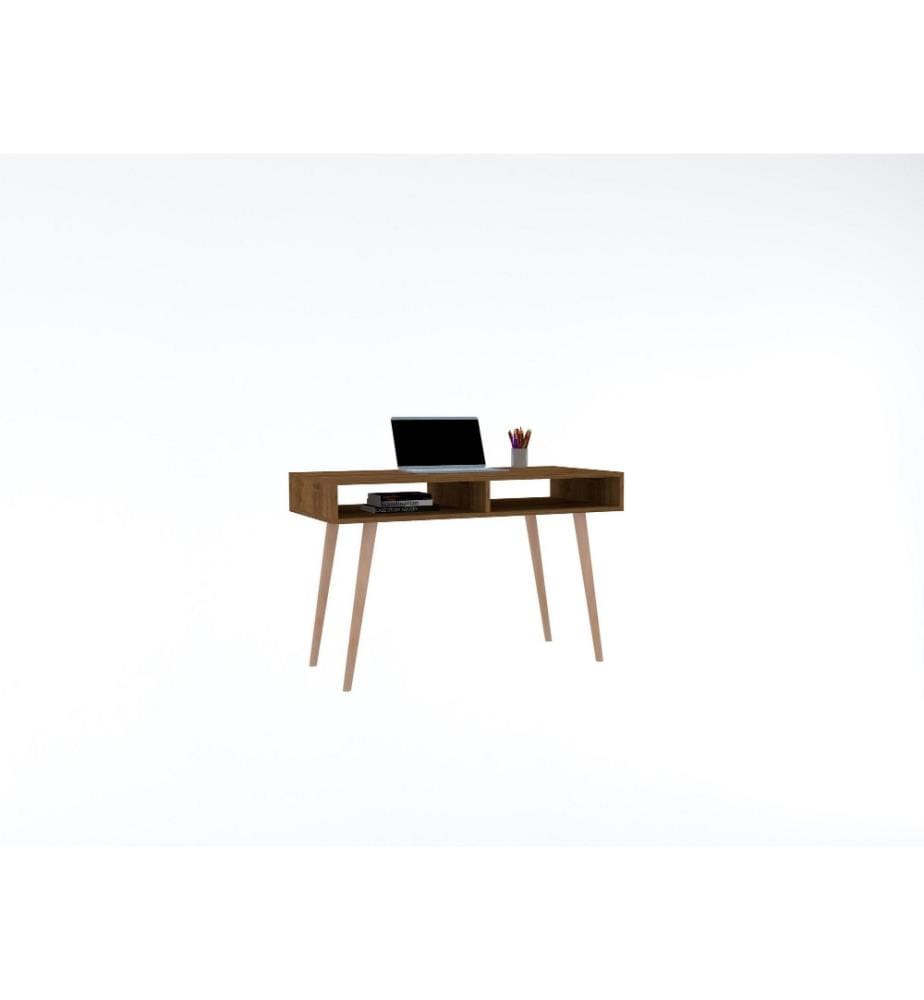 Bureau d'étude, noyer, panneau de particules mélaminé