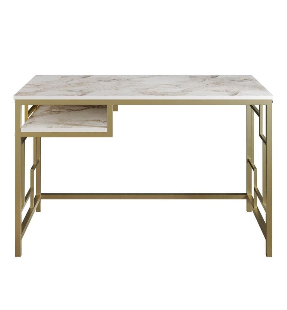 Bureau d'étude, or, blanc, panneau de particules mélaminé