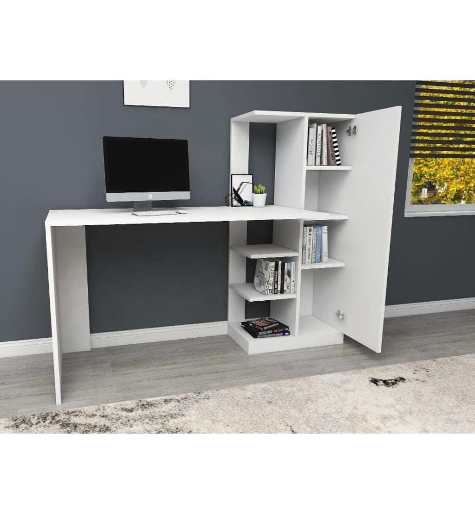 Bureau d'étude, blanc, panneau de particules mélaminé