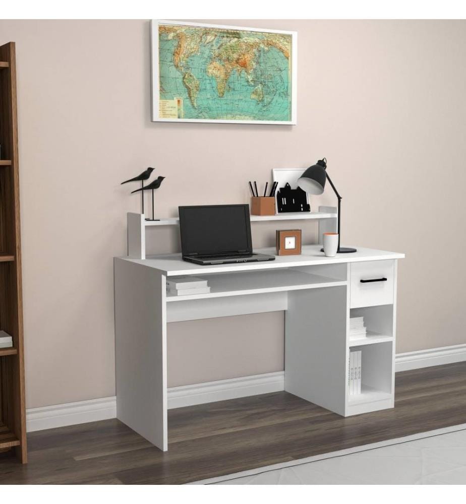 Bureau d'étude, blanc, panneau de particules mélaminé