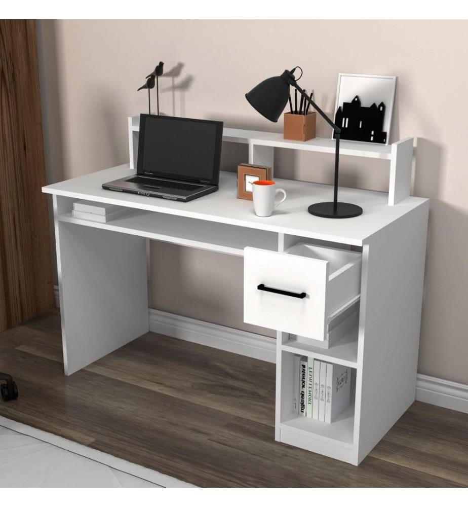 Bureau d'étude, blanc, panneau de particules mélaminé