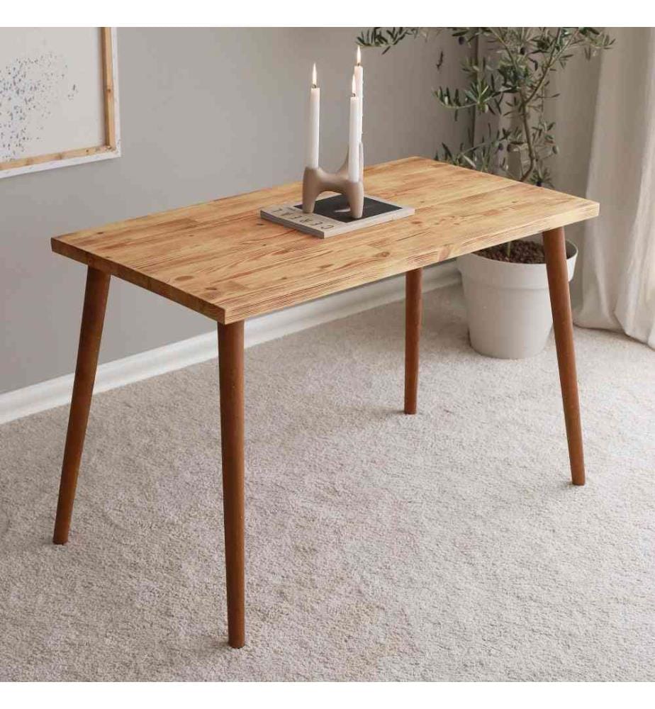 Bureau d'étude, chêne, pin, bois massif, matériau des pieds