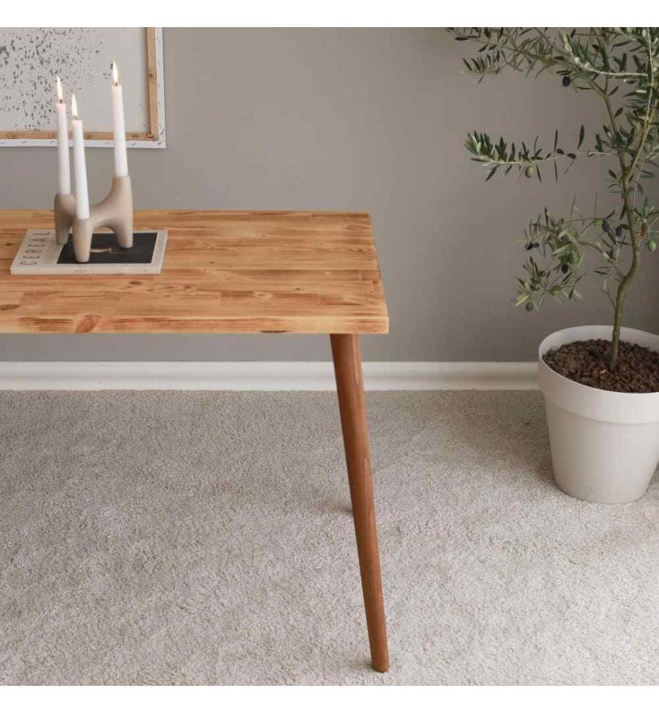 Bureau d'étude, chêne, pin, bois massif, matériau des pieds