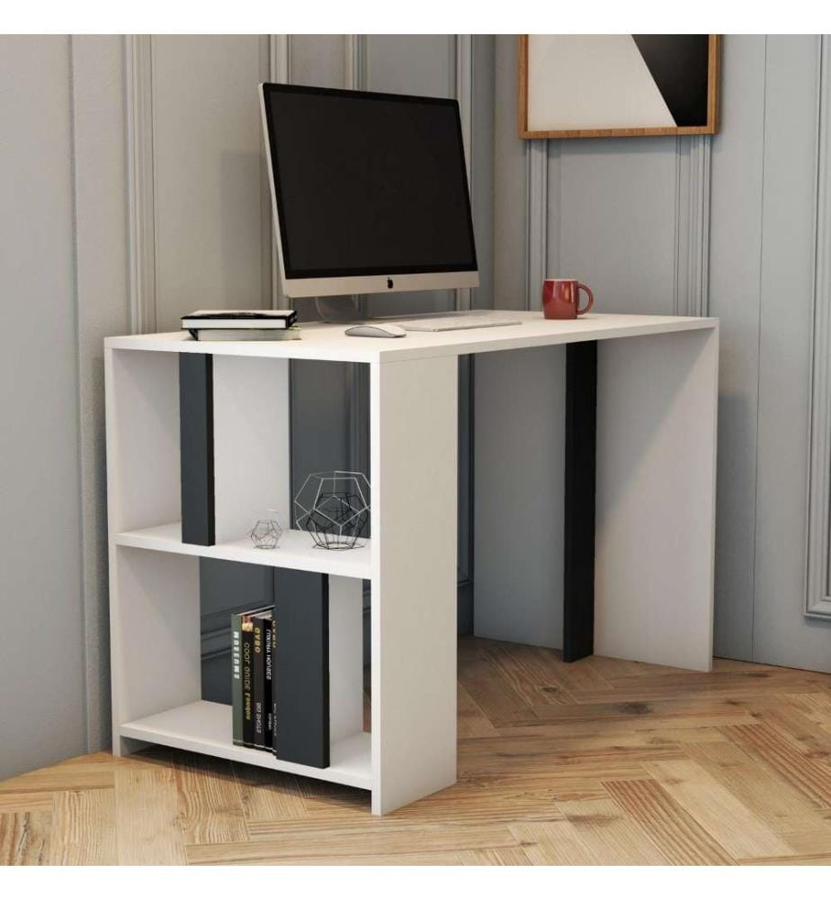 Bureau d'étude, blanc, anthracite, panneau de particules mélaminé