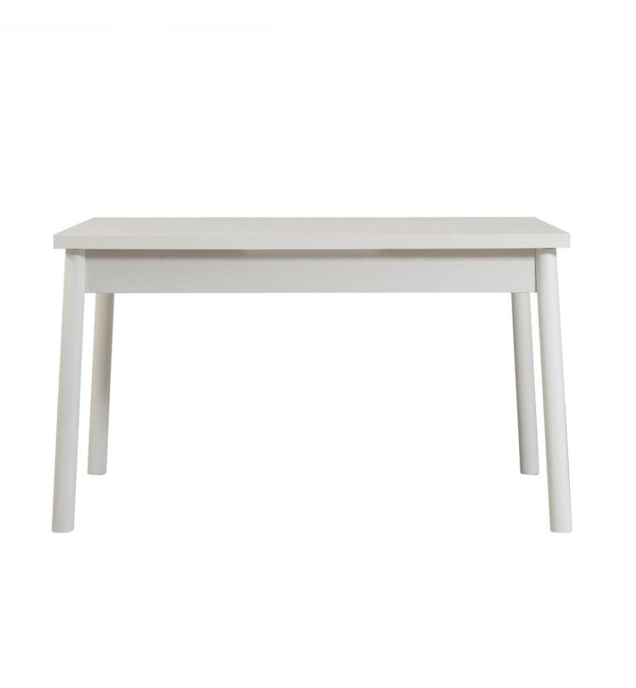 Tisch & Stühle Set, 6-teilig, Weiss-Anthrazit, Melaminharzbeschichtete Spanplatte