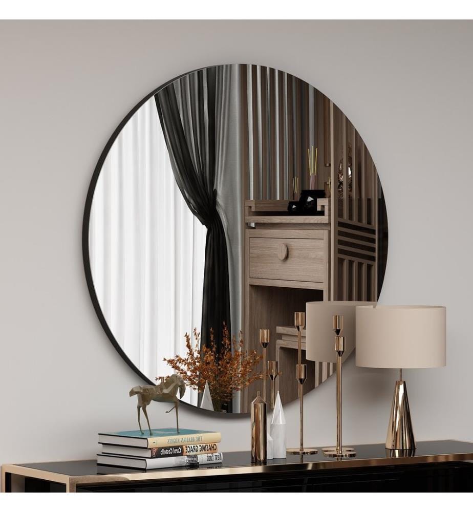 Specchio, Nero, MDF