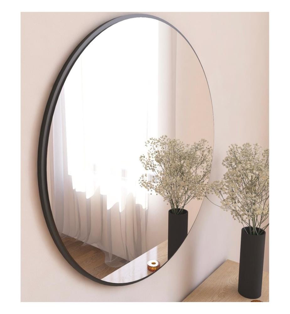 Miroir, Noir, MDF