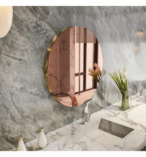 Specchio, Bronzo, Oro, MDF